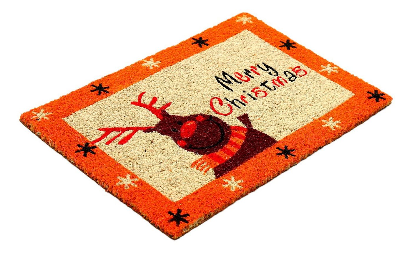 Ready Rugs Kokosmatte Weihnachtskollektion Fußmatten aus Kokosfaser, 2er-Set von Ready Rugs