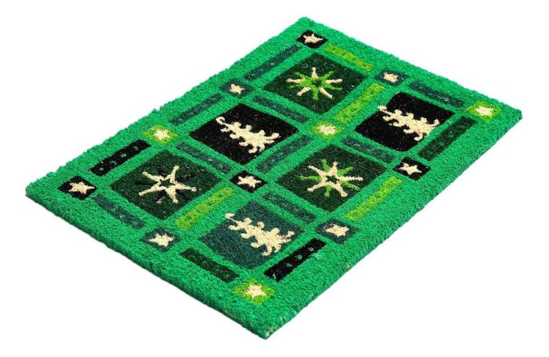 Ready Rugs Kokosmatte Weihnachtskollektion Fußmatten aus Kokosfaser, 2er-Set von Ready Rugs