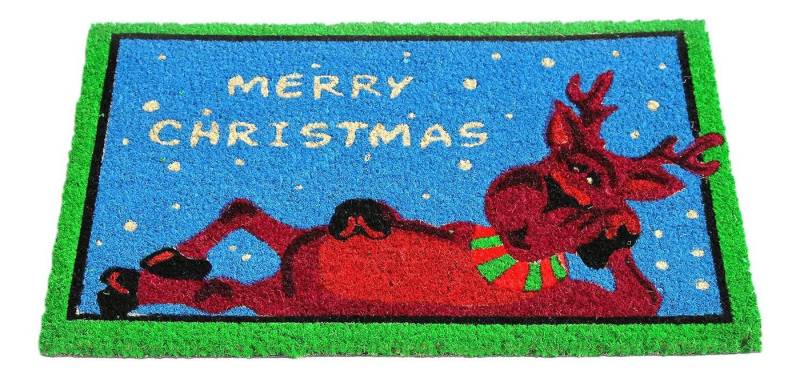 Ready Rugs Kokosmatte Weihnachtskollektion Fußmatten aus Kokosfaser, 2er-Set von Ready Rugs