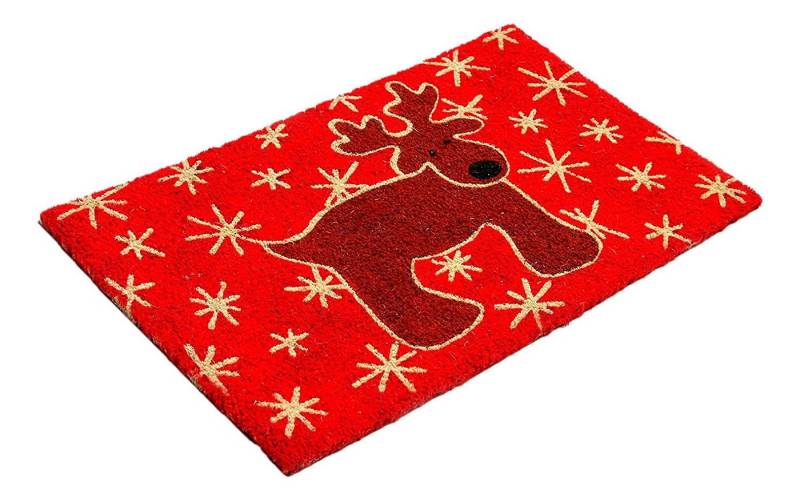 Ready Rugs Kokosmatte Weihnachtskollektion Fußmatten aus Kokosfaser, 2er-Set von Ready Rugs