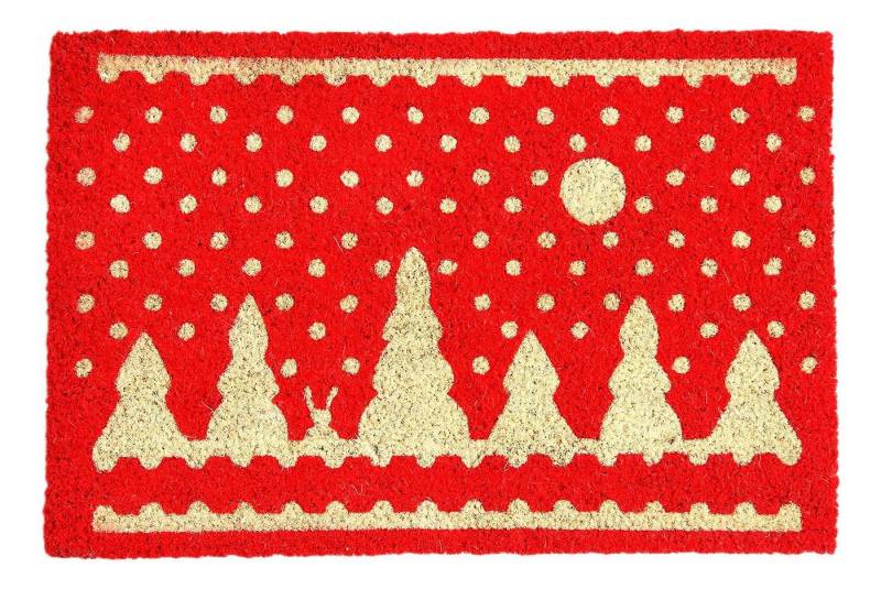 Ready Rugs Kokosmatte Weihnachtskollektion Fußmatten aus Kokosfaser, 2er-Set von Ready Rugs
