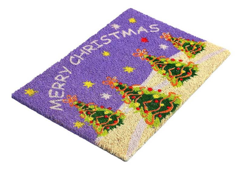 Ready Rugs Kokosmatte Weihnachtskollektion Fußmatten aus Kokosfaser, 2er-Set von Ready Rugs