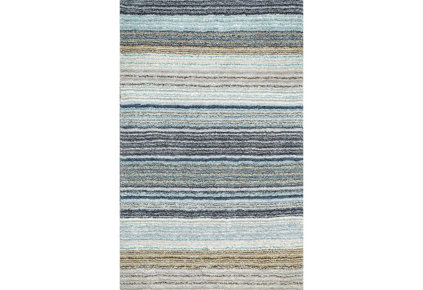 Ready Rugs Teppich Streifen Handgetufteter Shaggy-Teppich von Ready Rugs