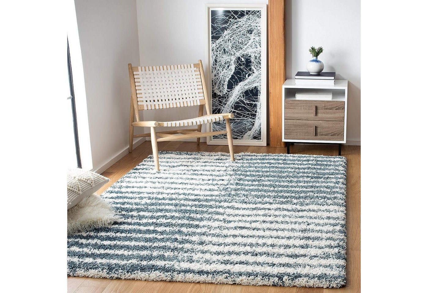 Teppich Wellen Handgetufteter Shaggy-Teppich, Ready Rugs von Ready Rugs