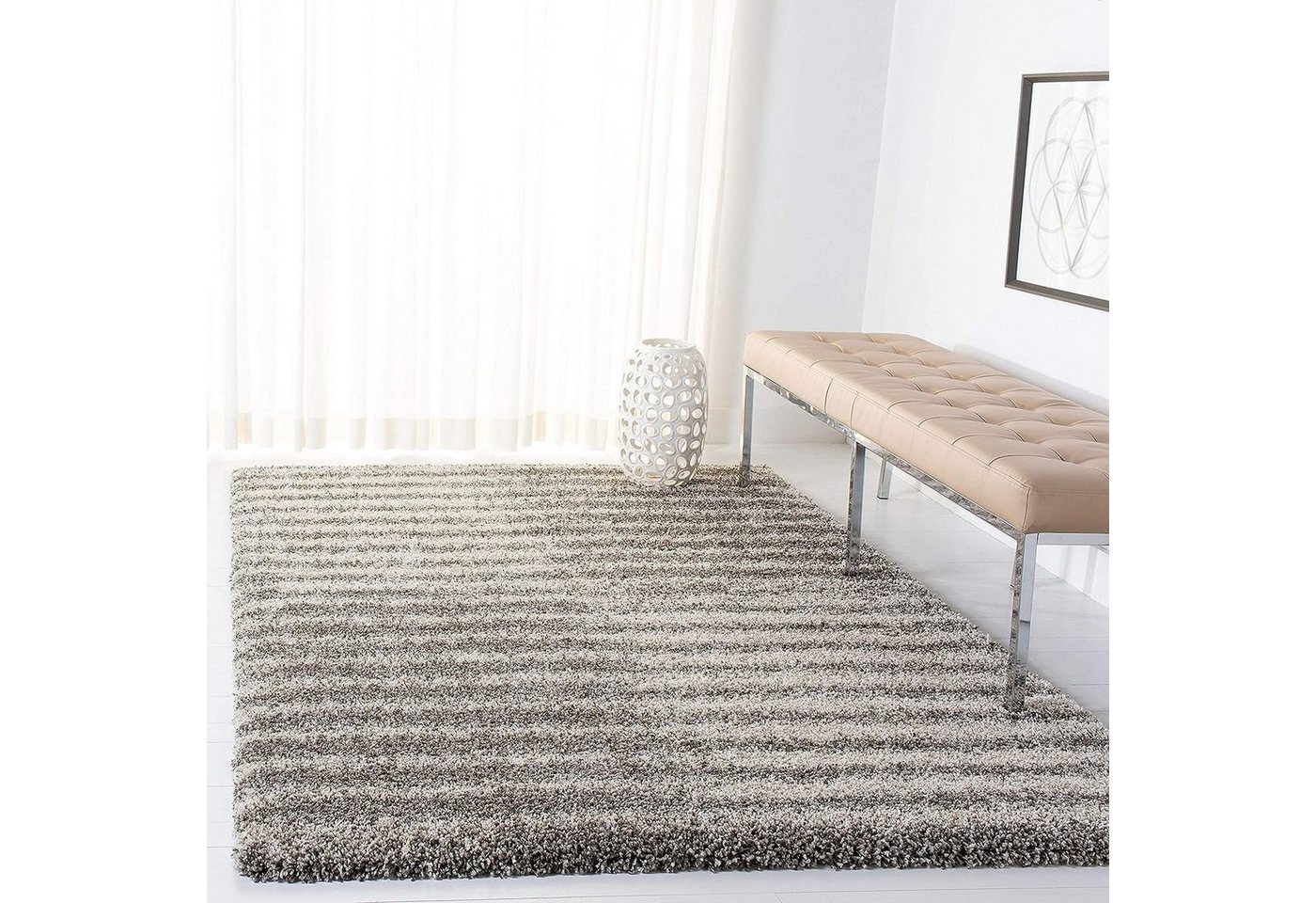 Teppich Wellen Handgetufteter Shaggy-Teppich, Ready Rugs von Ready Rugs