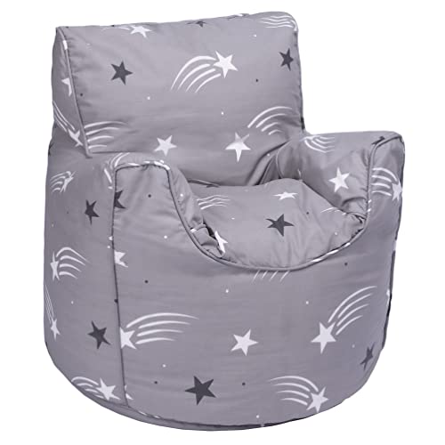 Ready Steady Bed Kinder Kleinkind Sessel | Bequeme Kindermöbel | Weicher kindersicherer Sitz Spielzimmer Sofa | Ergonomisch geformter Sitzsack Stuhl (Sternschnuffel) von Ready Steady Bed