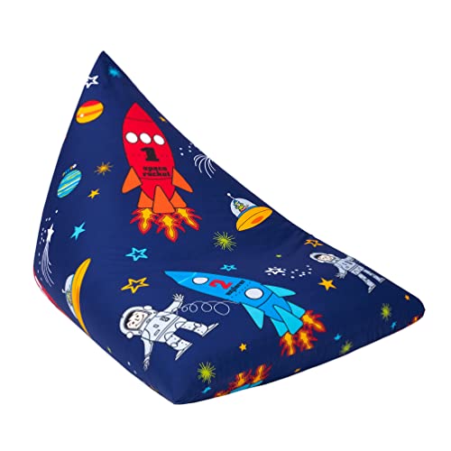 Ready Steady Bed Pyramidenförmigen groß Sitzsack Lounger (Space Boy) von Ready Steady Bed