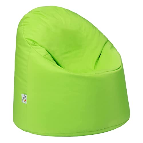 Ready Steady Bed Sitzsack für Kinder, für drinnen und draußen, wasserabweisend, weich und bequem, langlebig, ergonomisch, für Kleinkinder, Limettengrün von Ready Steady Bed