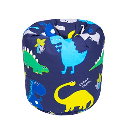 Ready Steady Bed Untersee Kinder Sitzsack | Bequeme Kleinkindmöbel | Weicher Kindersicherer Sitz Spielzimmer | Ergonomisch Gestaltet | Hergestellt in Großbritannien (Dino Dark) von Ready Steady Bed