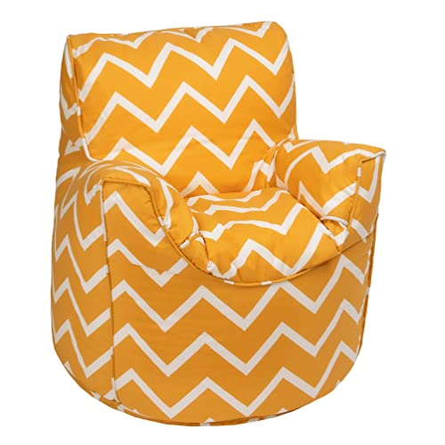 Ready Steady Bed Kindersessel Mit Füllung - Für Mädchen und Jungen, Abnehmbarer Bezug - Kindermöbel, Sitzsack Für Kinderzimmer (Zigzag) von Ready Steady Bed
