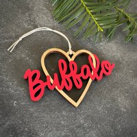 Büffelherz Christbaumschmuck - Wähle Deine Farbe | Weihnachtsschmuck Geschenk Zur Wohnungserwärmung Weihnachtsgeschenk Buffalo Ny Büffelherz Christbaumschmuck - Wähle Deine Farbe | Weihnachtsschmuck Geschenk Zur Wohnungserwärmung Weihnachtsgeschenk Buffalo Ny von ReadyGo