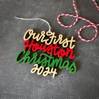 Wählen Sie Ihr Jahr, Satz Und Farben | Unsere/Meine Erste Houston Ornament Weihnachtsschmuck Einweihungsparty Geschenk Weihnachtsgeschenk Wählen Sie Ihr Jahr, Satz Und Farben | Unsere/Meine Erste Houston Ornament Weihnachtsschmuck Einweihungsparty Geschenk Weihnachtsgeschenk von ReadyGo