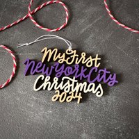 Wählen Sie Ihr Jahr, Satz Und Farben | Unsere/Meine Erste New York City Weihnachtsverzierung Einweihungsparty Geschenk Weihnachtsgeschenk von ReadyGo