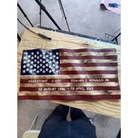 Handgemachte, Handgeschnitzte Flagge. Wähle Dein Land von ReadySetBuildIt