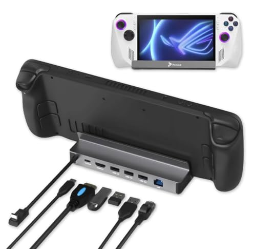 Reagle 6-in-1 Docking Station für Steam Deck und Asus ROG Ally – USB-C HUB mit HDMI 2.0 4K@60Hz, Schnelles PD 100W Laden, 3X USB 3.0 Ports, Gigabit-LAN 1000 Mb/s, Kompatibel mit MacBook Air/Pro Reagle 6-in-1 Docking Station für Steam Deck und Asus ROG Ally – USB-C HUB mit HDMI 2.0 4K@60Hz, Schnelles PD 100W Laden, 3X USB 3.0 Ports, Gigabit-LAN 1000 Mb/s, Kompatibel mit MacBook Air/Pro von Reagle