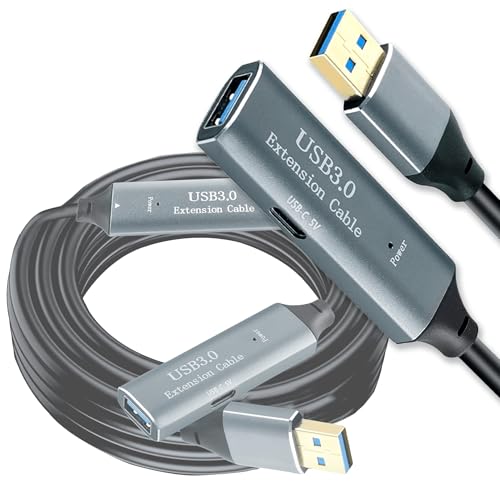 Reagle Active Extender Kabel USB-A 10M USB 3.2 Gen1 5 Gbps Verstärker A Stecker auf A Buchse plug and play für Kartenlesegerät,Tastatur, Drucker, Scanner, Kamera Reagle Active Extender Kabel USB-A 10M USB 3.2 Gen1 5 Gbps Verstärker A Stecker auf A Buchse plug and play für Kartenlesegerät,Tastatur, Drucker, Scanner, Kamera von Reagle