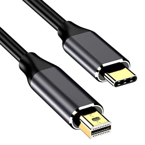 Reagle Thunderbolt USB-C Mini DisplayPort 4K 60Hz 10 Gbps 7.1 Dolby Digital Plug and Play Betrieb Vergoldete Stecker Aluminiumanschlüsse, nicht Unterstützung Datenübertragung 3M Kabel von Reagle