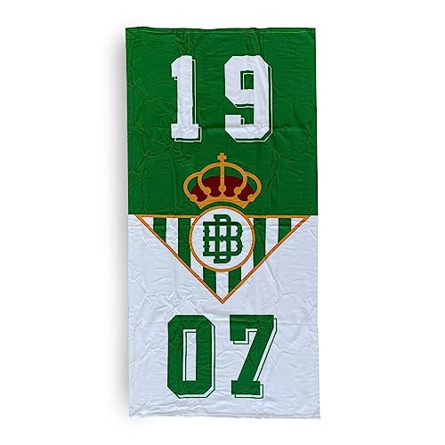 Real Betis | Handtuch Verdiblanca 1907, 180 x 90 cm von Real Betis