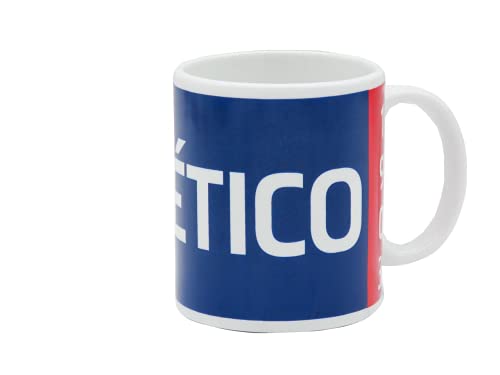 CYP BRANDS Atlético de Madrid Keramiktasse in Schachtel, offizielles Atlético de Madrid, Fassungsvermögen: 300 ml, Blau und Rot von Real Madrid