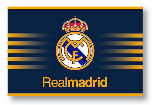 Real-Flagge, offizielle Real Madrid Kollektion, 100 x 150 cm von Real Madrid