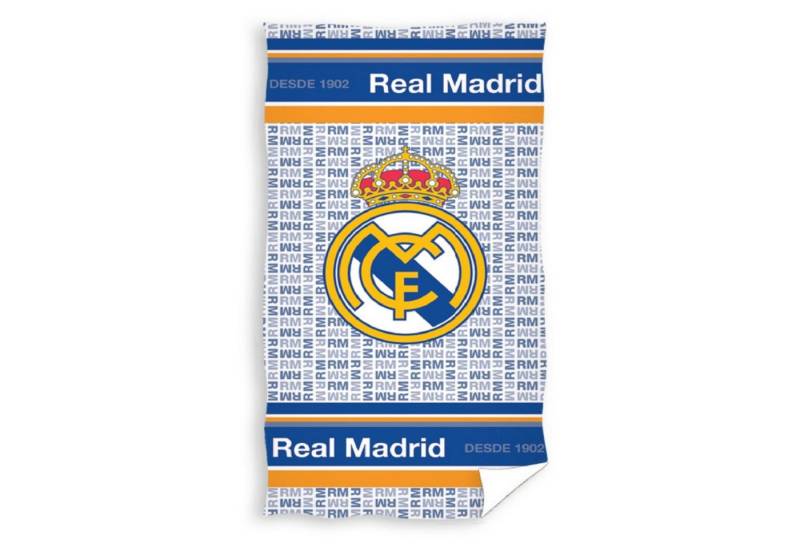 Real Madrid Badetuch Mikrofaser Handtuch – Leichtes & platzsparendes Strandtuch 140x70 cm von Real Madrid