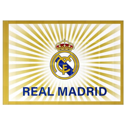 Real Madrid Flagge Fahne golden groß Real Madrid Flagge golden von Real Madrid