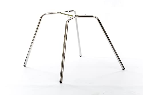 Real Piel RP Gestell aus Metall für Sessel, Farbe Silber, konisches Bein, Schrauben im Lieferumfang enthalten. von Real Piel RP