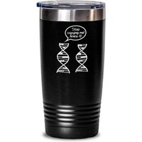 Genetiker Tumbler - Lustige Genetik Geschenkidee Biologie Geschenk Dna Science Geek Stop Copying Me, Amino It von RealPeopleGoods