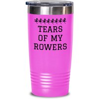 Lustiger Ruderbecher - Coxswain Geschenk Rudergeschenk Ruderer Tears Of My Rowers von RealPeopleGoods