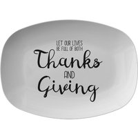 Schöne Thanksgiving Platte - Home Geschenk Servieren Gericht Dank Und Geben Schöne Thanksgiving Platte - Home Geschenk Servieren Gericht Dank Und Geben von RealPeopleGoods