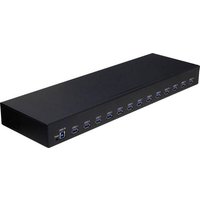 RealPower 284514 19 Zoll Verteilereinbaueinheit 1 HE Schwarz von RealPower