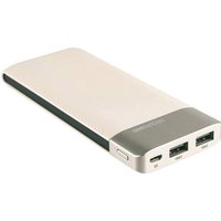 RealPower PB-8000 Powerbank 8000 mAh LiPo Champagner von RealPower