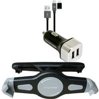 RealPower Tablet Car Set Tablet Kopfstützenhalterung Universal 17,8cm (7 ) - 27,9cm (11 ) von RealPower