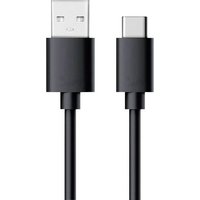 RealPower USB-Kabel USB 2.0 USB-A Stecker, USB-C® Stecker 0.60m Schwarz 255650 von RealPower