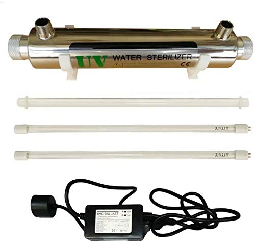 Realgoal 16W UV Wasserreiniger 2 GPM UV Wasserfilter, zusatzliche 1 Lampe hinzufugen von Realgoal