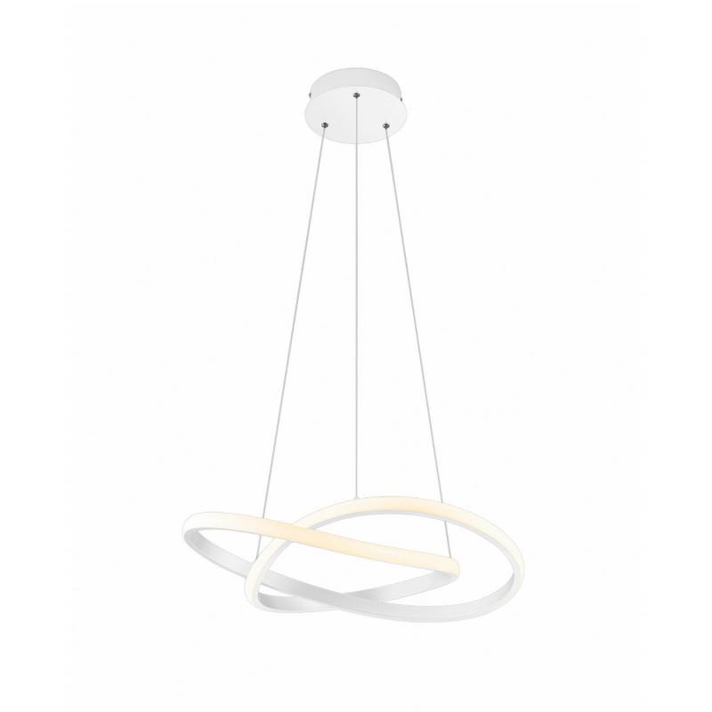 B-Ware Reality Leuchten Led Hängelampe Hängeleuchte Course Led Lampe Weiß 4000 K 60 Cm von Reality Leuchten