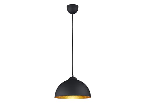 meineWunschleuchte Pendelleuchte mit Metall Lampenschirm Schwarz-Gold Ø 31cm meineWunschleuchte Pendelleuchte mit Metall Lampenschirm Schwarz-Gold Ø 31cm von meineWunschleuchte