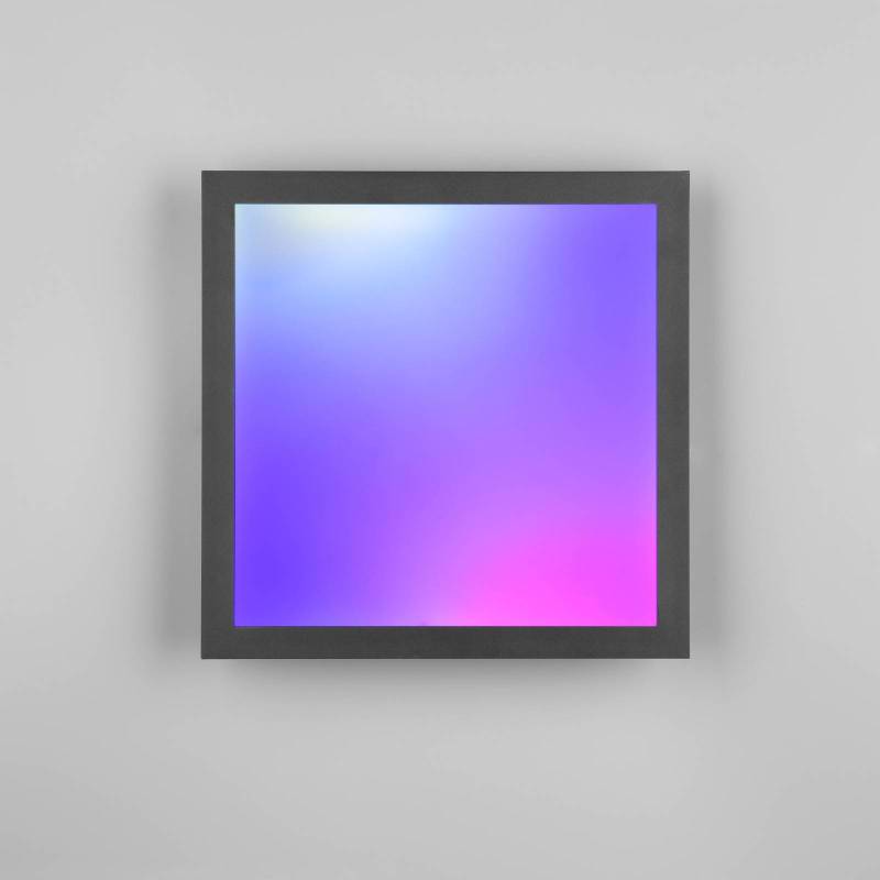 LED-Deckenleuchte Beta, Länge 29 cm, schwarz, RGBW, CCT von Reality Leuchten