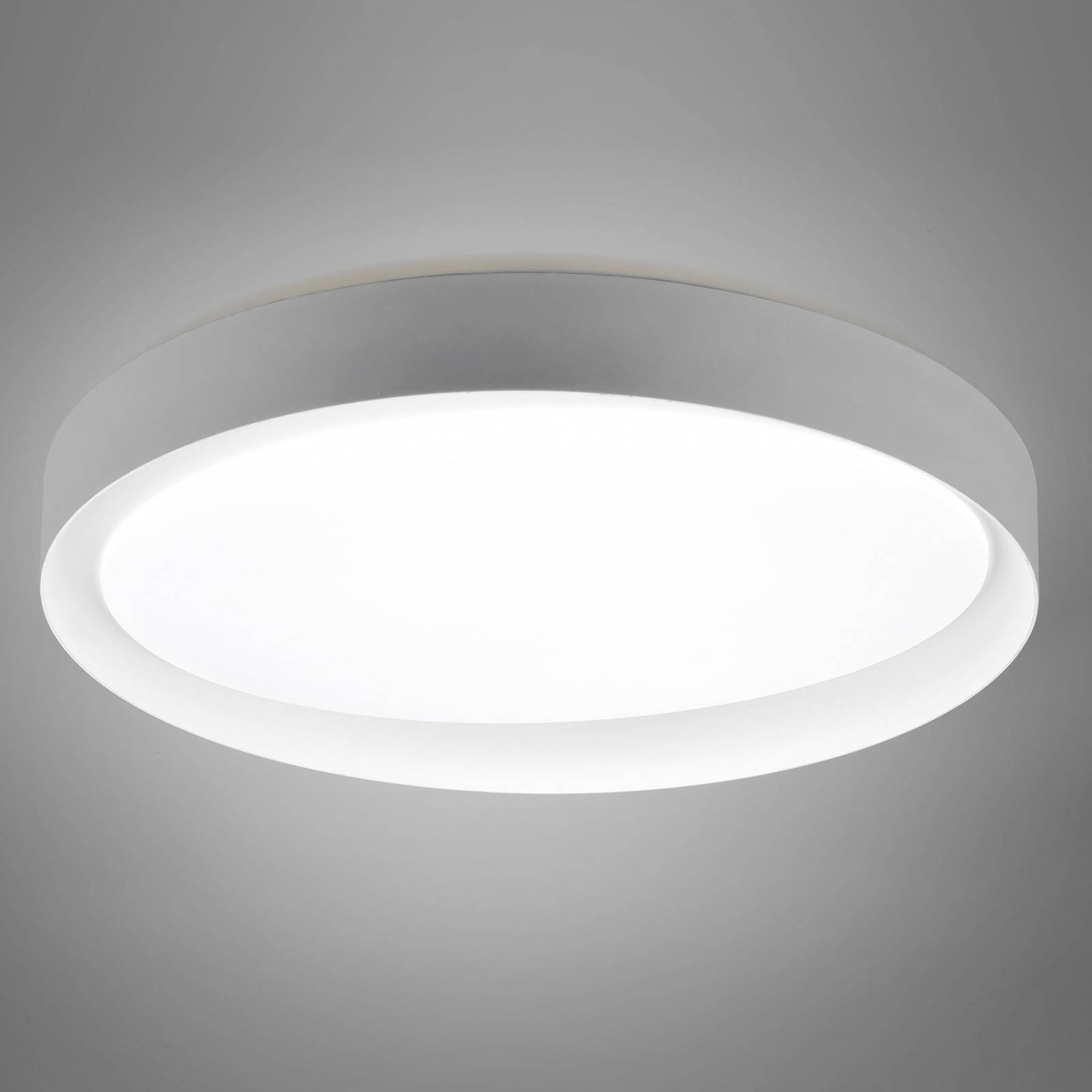 LED-Deckenleuchte Zeta tunable white, grau/weiß von Reality Leuchten