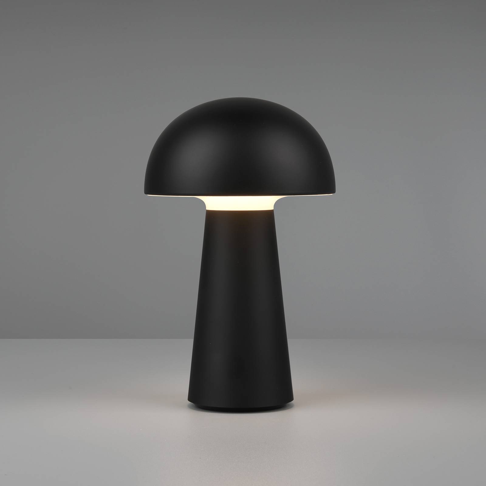 LED-Tischlampe Lennon IP44 Akku, Touchdim, schwarz von Reality Leuchten