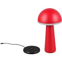 REALITY Leuchten LED Außen-Tischleuchte "FUNGO" LED-Board 1 Stk. warmweiß - kaltweiß Outdoor Akku Tischlampe inkl Ladestation USB-C, Lichtfarbe einstellbar von Reality Leuchten
