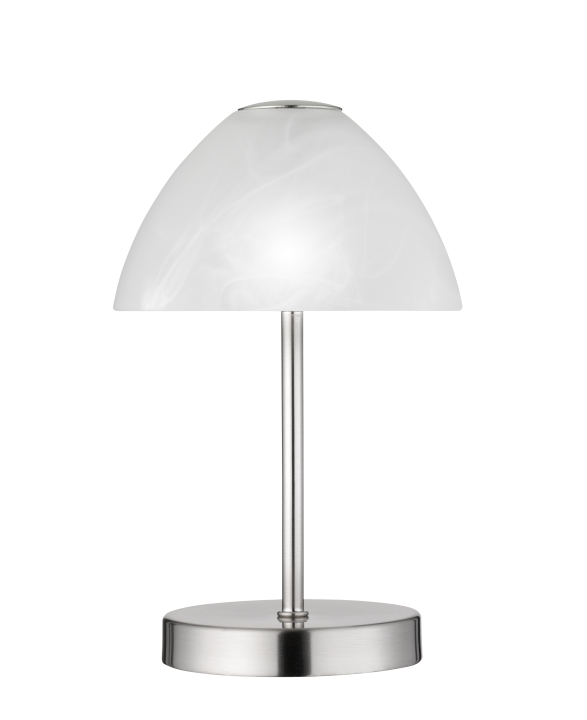 Reality LED-Tischleuchte QUEEN 1-flammig in Farbe Nickel matt, Glas alabasterfarbig Reality LED-Tischleuchte QUEEN 1-flammig in Farbe Nickel matt, Glas alabasterfarbig von Reality Leuchten