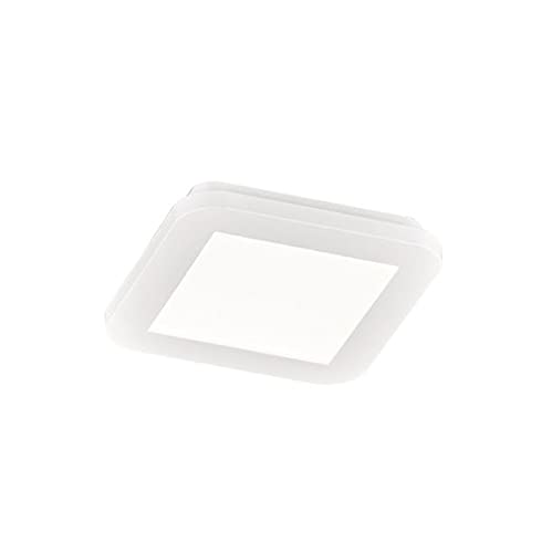 Reality Leuchten Camillus R62931001 LED Deckenleuchte, Acryl Weiß, 10 Watt, 17x17cm von RL LIVE YOUR LIGHT
