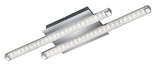 Reality Leuchten R62812100 Street A+, Deckenleuchte, Metall, 4.5 W, Integriert, chrom, 13.0 x 50.0 x 5.0 cm von RL LIVE YOUR LIGHT