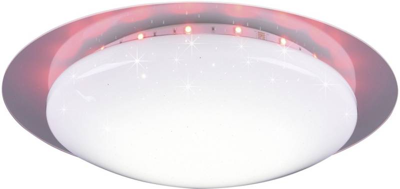 Reality Leuchten Deckenleuchte Reality LED Deckenleuchte Bilbo weiß, Inkl. Leuchtmittel, Dimmbar nicht Smart Home-fähig ohne Bewegungsmelder von Reality Leuchten