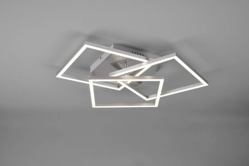 Reality Leuchten Deckenleuchte Reality LED Deckenleuchte Mobile nickel matt, Inkl. Leuchtmittel, Dimmbar nicht Smart Home-fähig ohne Bewegungsmelder von Reality Leuchten