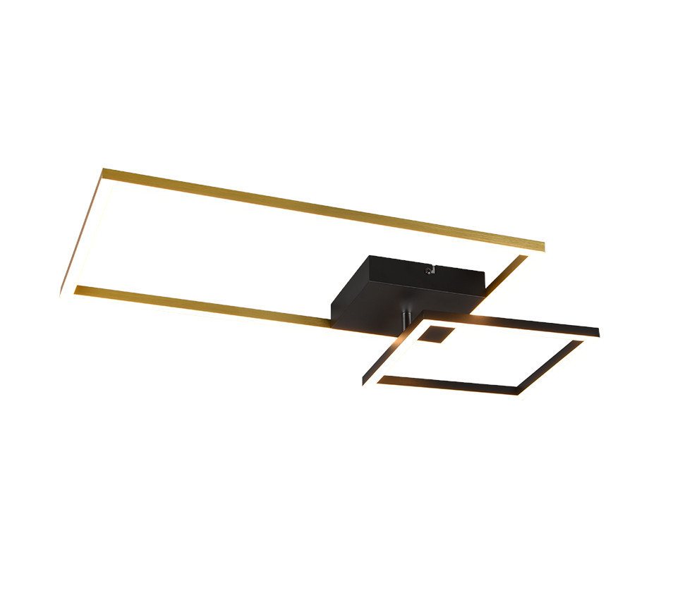 Reality Leuchten Deckenleuchte Reality LED Deckenleuchte Padella schwarz, gold, Inkl. Leuchtmittel, Dimmbar nicht Smart Home-fähig ohne Bewegungsmelder Reality Leuchten Deckenleuchte Reality LED Deckenleuchte Padella schwarz, gold, Inkl. Leuchtmittel, Dimmbar nicht Smart Home-fähig ohne Bewegungsmelder von Reality Leuchten