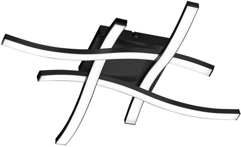 Reality Leuchten Deckenleuchte Reality LED Deckenleuchte Route schwarz - matt, Inkl. Leuchtmittel, Nicht dimmbar nicht Smart Home-fähig ohne Bewegungsmelder Reality Leuchten Deckenleuchte Reality LED Deckenleuchte Route schwarz - matt, Inkl. Leuchtmittel, Nicht dimmbar nicht Smart Home-fähig ohne Bewegungsmelder von Reality Leuchten