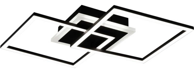 Reality Leuchten Deckenleuchte Reality LED Deckenleuchte VENIDA schwarz matt, Inkl. Leuchtmittel, Dimmbar nicht Smart Home-fähig ohne Bewegungsmelder von Reality Leuchten