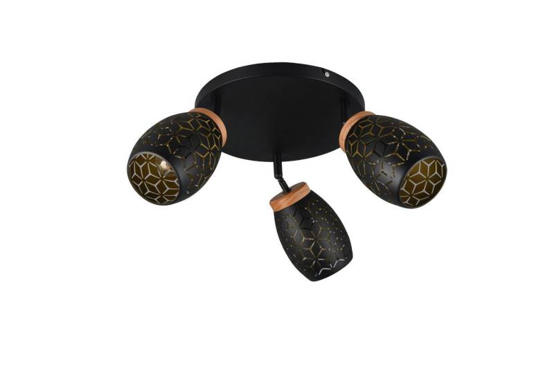 Reality Leuchten Deckenleuchte Reality Leuchten Deckenleuchte BIDAR DH 58x27 cm schwarz Deckenlampe von Reality Leuchten